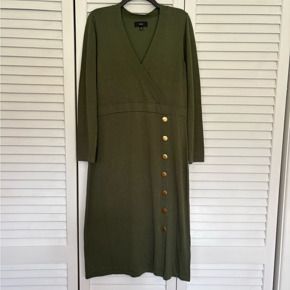 Beautiful Olive Green Dress by Maia